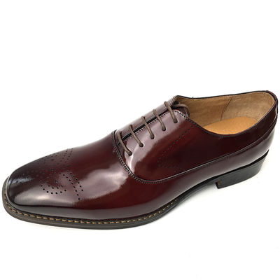 Lining Kulit Sapi dan Kulit Ganda Welt Pria Sepatu Kantor
