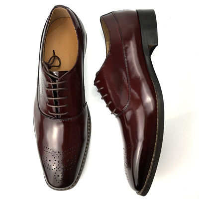 Lining Kulit Sapi dan Kulit Ganda Welt Pria Sepatu Kantor