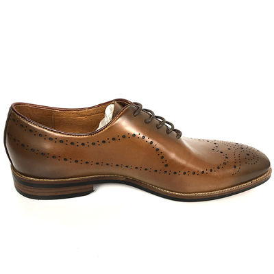 Inggris Gaya Mode Pria Kantor Formal Kulit Brogue Sepatu Dengan Ukuran Besar