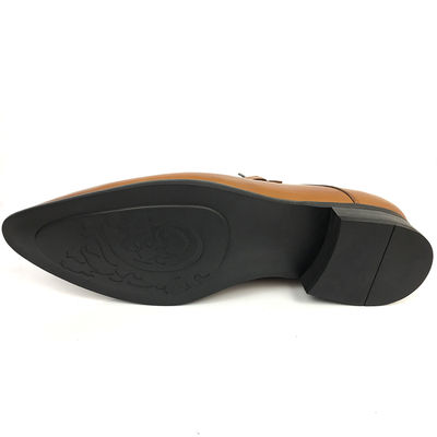 Oxford Business Office Dress Men Formal Dress Shoes, Monk Strap Shoes