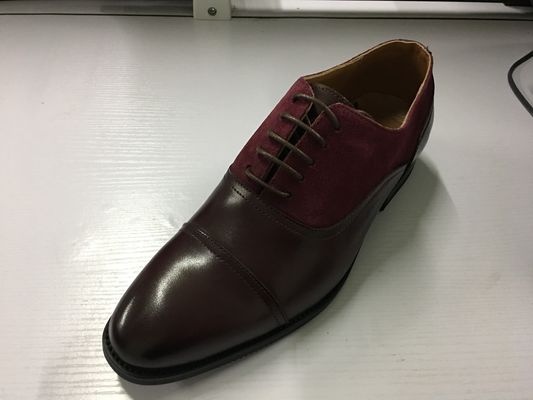 Smart Formal Pria Kulit Pakaian Sepatu Goodyear Welted dibuat - untuk - pesanan