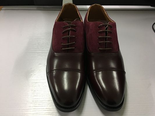 Smart Formal Pria Kulit Pakaian Sepatu Goodyear Welted dibuat - untuk - pesanan