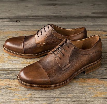 Pria Bisnis Casual Dress Pria sepatu kulit Plus - ukuran 45 46 47