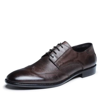 Desain Italia asli pria kulit sepatu gaun, disesuaikan pria formal sepatu