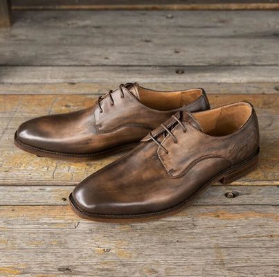 Pekerja Kantor Pria formal pakaian formal sepatu, sepatu kulit asli Italia