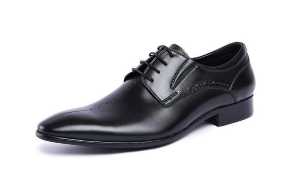 Brand Wingtip Oxford Men Luxury Kulit Sepatu Pakaian, Ukiran Kulit Asli Sepatu