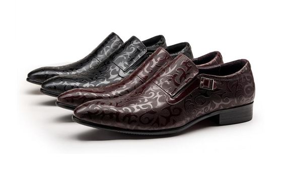Sepatu kulit pria Python asli, Sepatu pakaian klasik ular eksotik