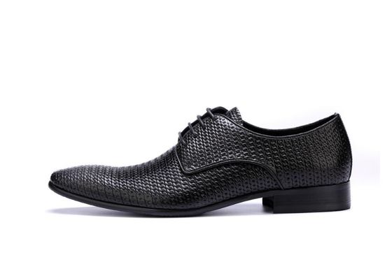 Semua tenun asli laki-laki kulit gaun sepatu, Oxford kulit sepatu untuk pria
