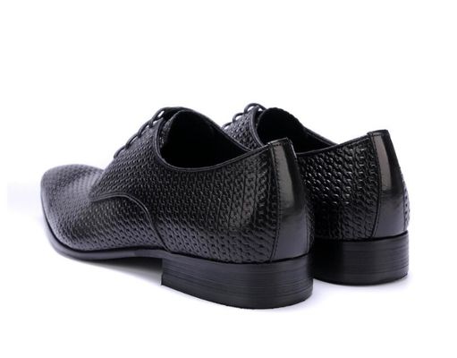 Semua tenun asli laki-laki kulit gaun sepatu, Oxford kulit sepatu untuk pria