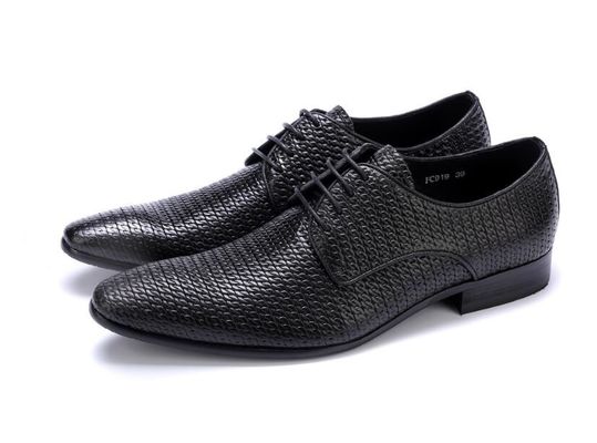 Semua tenun asli laki-laki kulit gaun sepatu, Oxford kulit sepatu untuk pria