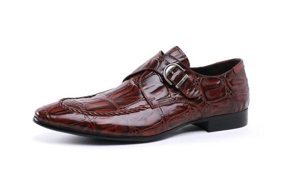 Handmade Brogues Kulit Cerah formal Brown sepatu bisnis untuk malam pesta memakai