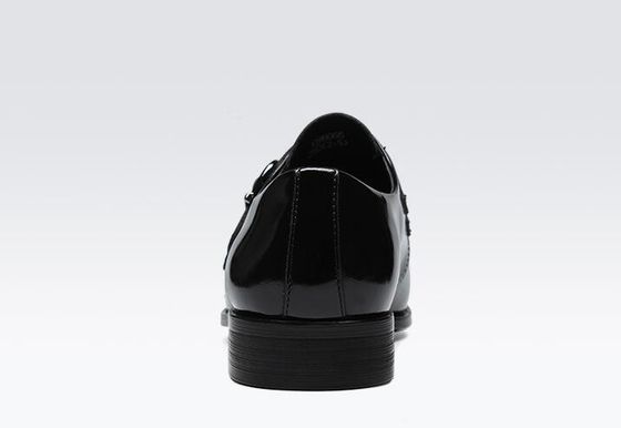 Retro Brogue Pria formal pakaian sepatu, Kantor Bisnis Hitam Oxford Sepatu