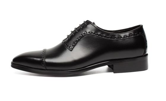 Kulit Musim Semi / Musim Gugur Pakaian Pernikahan Pria Sepatu Pria Fashion Goodyear Soles Oxford