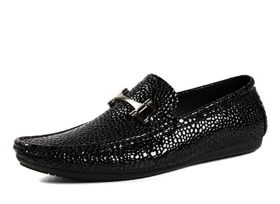 Alligator Genuine Kulit Pria Casual Loafers Outdoor Pria PU Loafers Sepatu