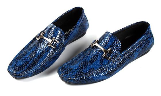 Alligator Genuine Kulit Pria Casual Loafers Outdoor Pria PU Loafers Sepatu
