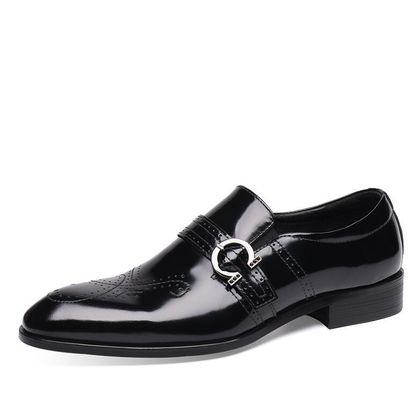 Sepatu pria yang nyaman dan buatan tangan Sepatu pria bertali hitam