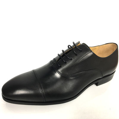 Pria Hitam Kulit Pakaian Sepatu / Pria Bisnis Casual Sepatu Lace Up Type Closure
