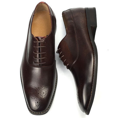 Brogue Kategori Pria gaun pengantin sepatu Custom Printing Logo Loafer Desain