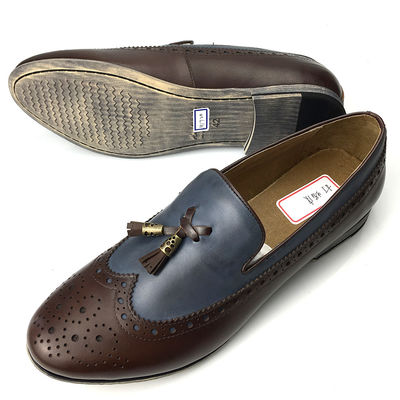 Pria Kulit Moccasins Sepatu / Pria Casual Loafers Kulit Asli Atas