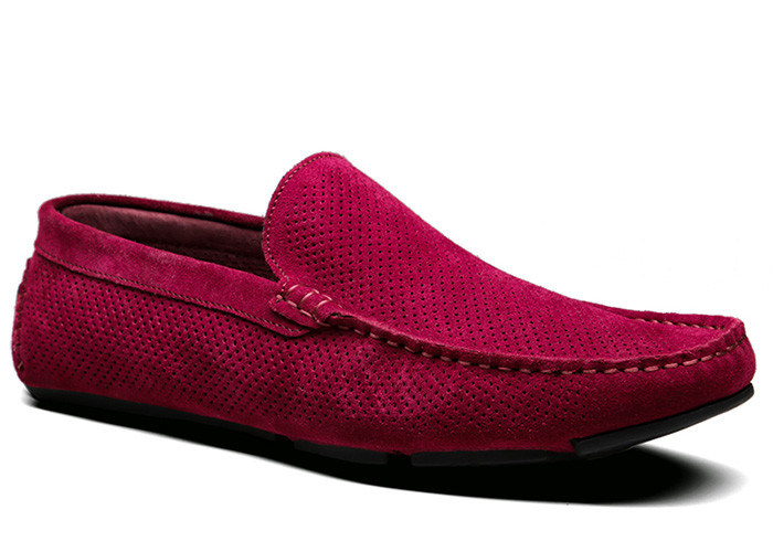 Summer Hollow Outs Pria Suede Casual Loafers, Loafers Kulit