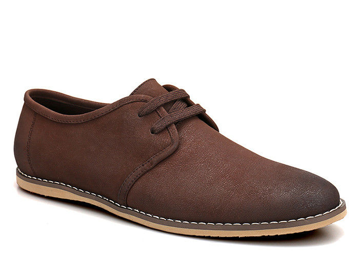 Low Heel Pria Kulit Casual Sepatu Nyaman Suede Atas Pria Casual Oxford Sepatu