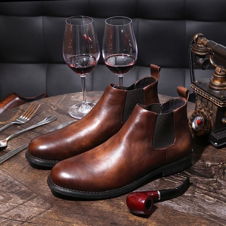 Fashion Flats Pria Pakaian Kulit Sepatu Hitam Oxford Pakaian Sepatu Hollow Out Bernafas